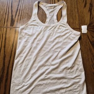 Lululemon Athletica Cool Racerback Tank Top Light Grey